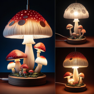 Mushroom Lamps Artwork